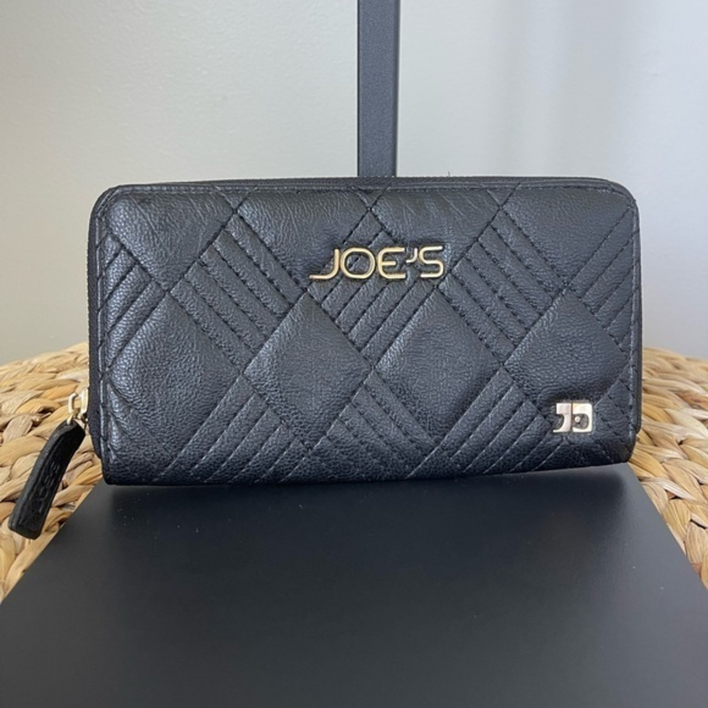 Joe's Jeans Zip Around Card Money Holder Purse Clutch Continental Wallet